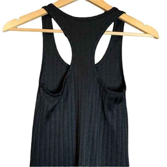 American Apparel black ribbed halter midi dress. Size xs. - Picture 5 of 6